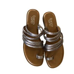 Franco Sarto Giuseppe Metallic Sandal 9